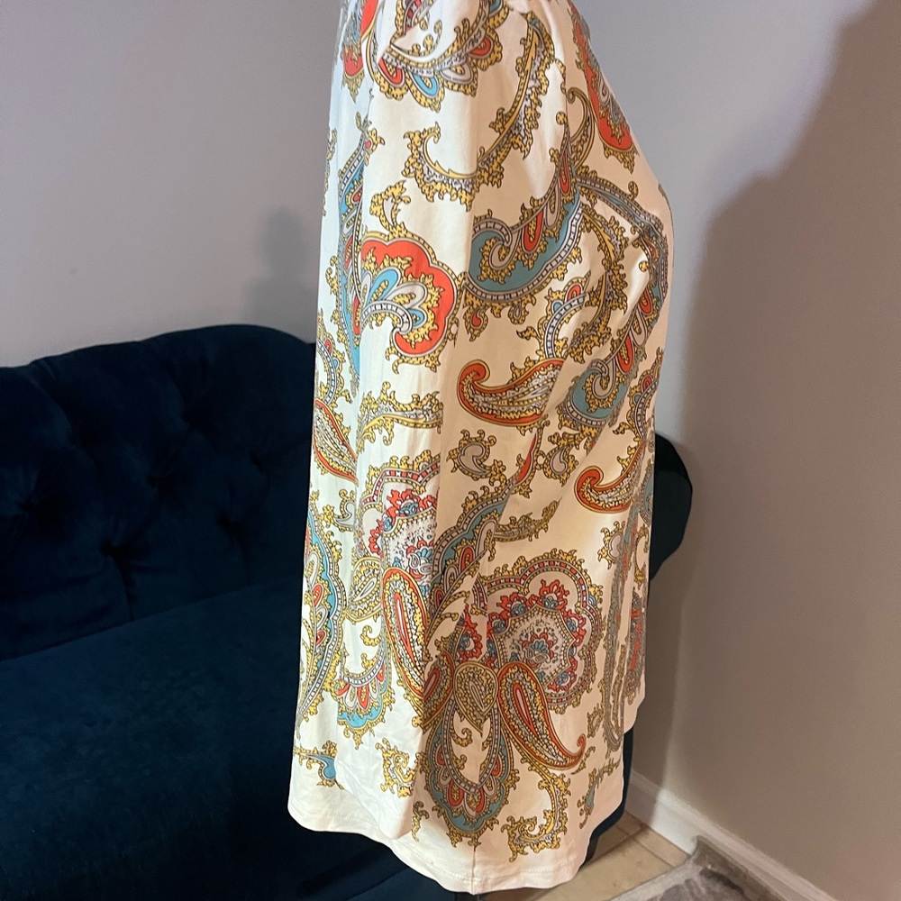 Charter Club Multicolor Paisley Blouse - Picture 7 of 10